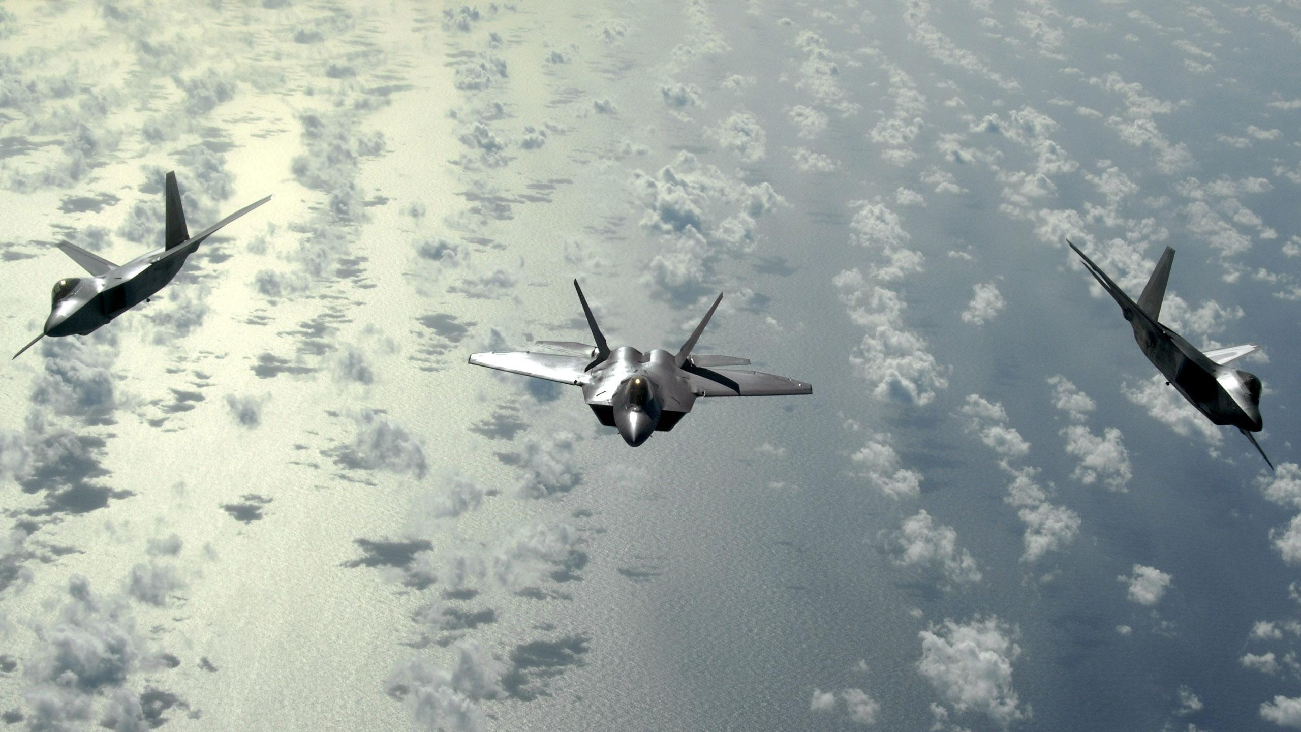 Обои самолеты, военный самолет, самолет, истребительная авиация, воздушные силы в разрешении 2560x1440