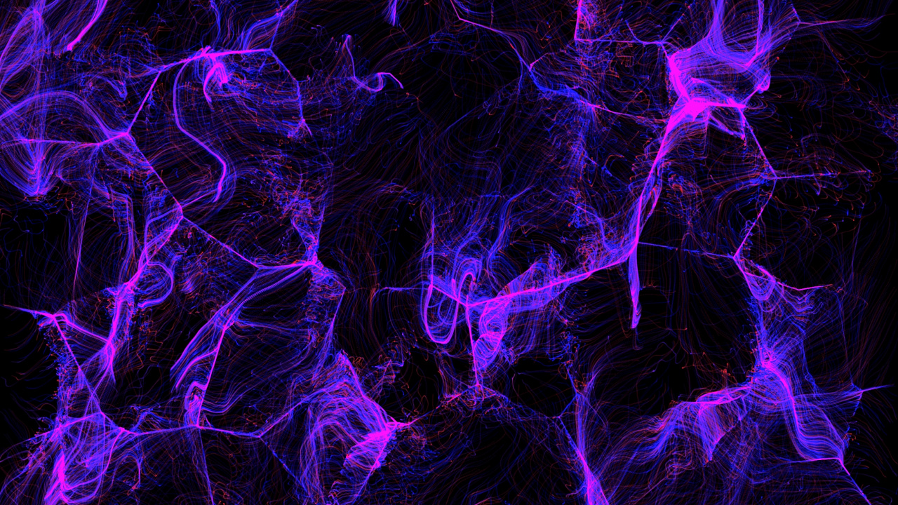 Обои цветной дым, пурпур, Фиолетовый, синий, узор в разрешении 1280x720