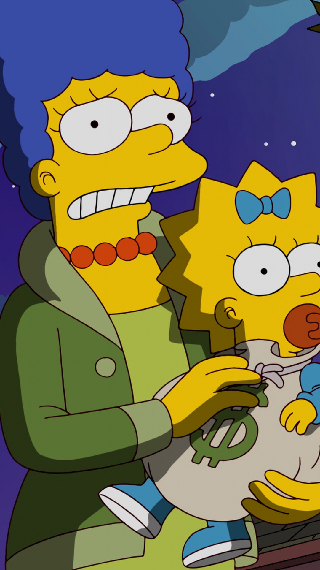 Обои Хэллоуин Симпсоны ужасы, Хэллоуин ужасов, Симпсоны - 27 Сезон, Дом ужасов, Дом ужасов ХХVI в разрешении 1080x1920