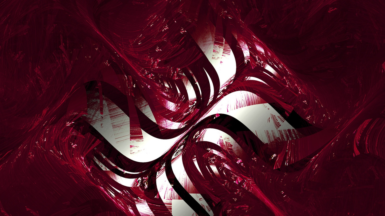 Обои фрактал, красный цвет, вода, пурпурный цвет, графика в разрешении 1280x720