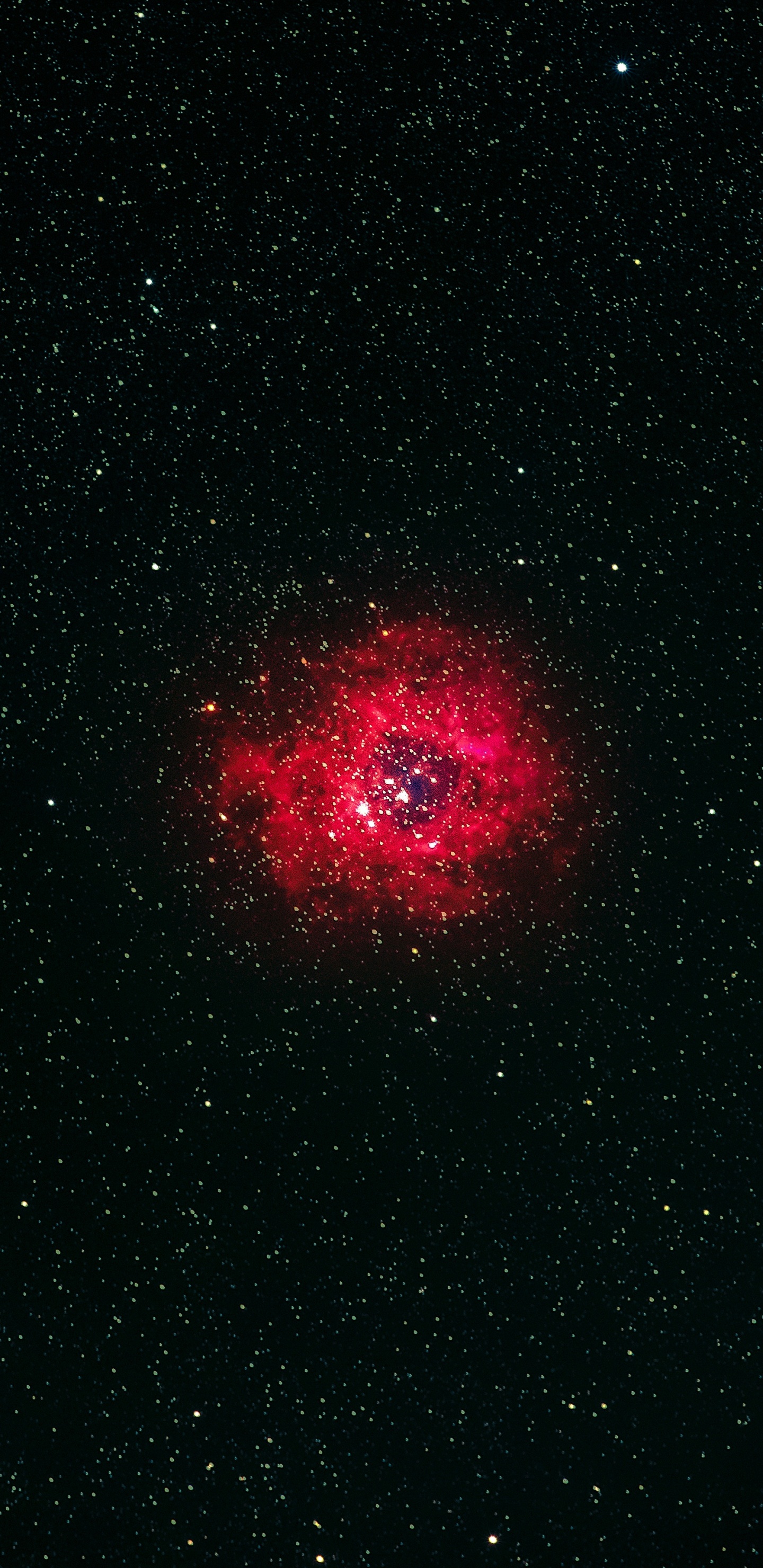 Обои туманность, астрономический объект, темнота, Галактика, Астрономия в разрешении 1440x2960