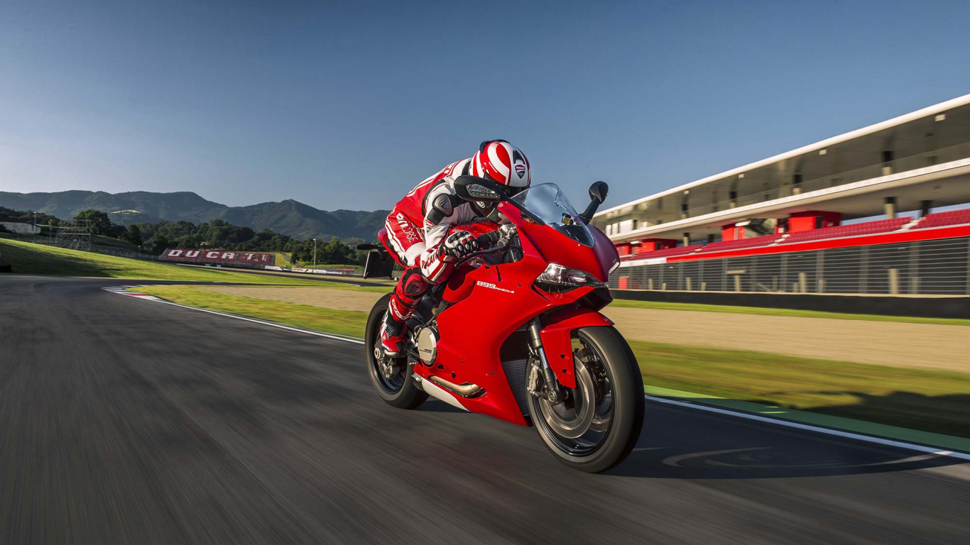 Обои дукати 899, ducati, мотоцикл, дукати 1199, спортивный мотоцикл в разрешении 1366x768