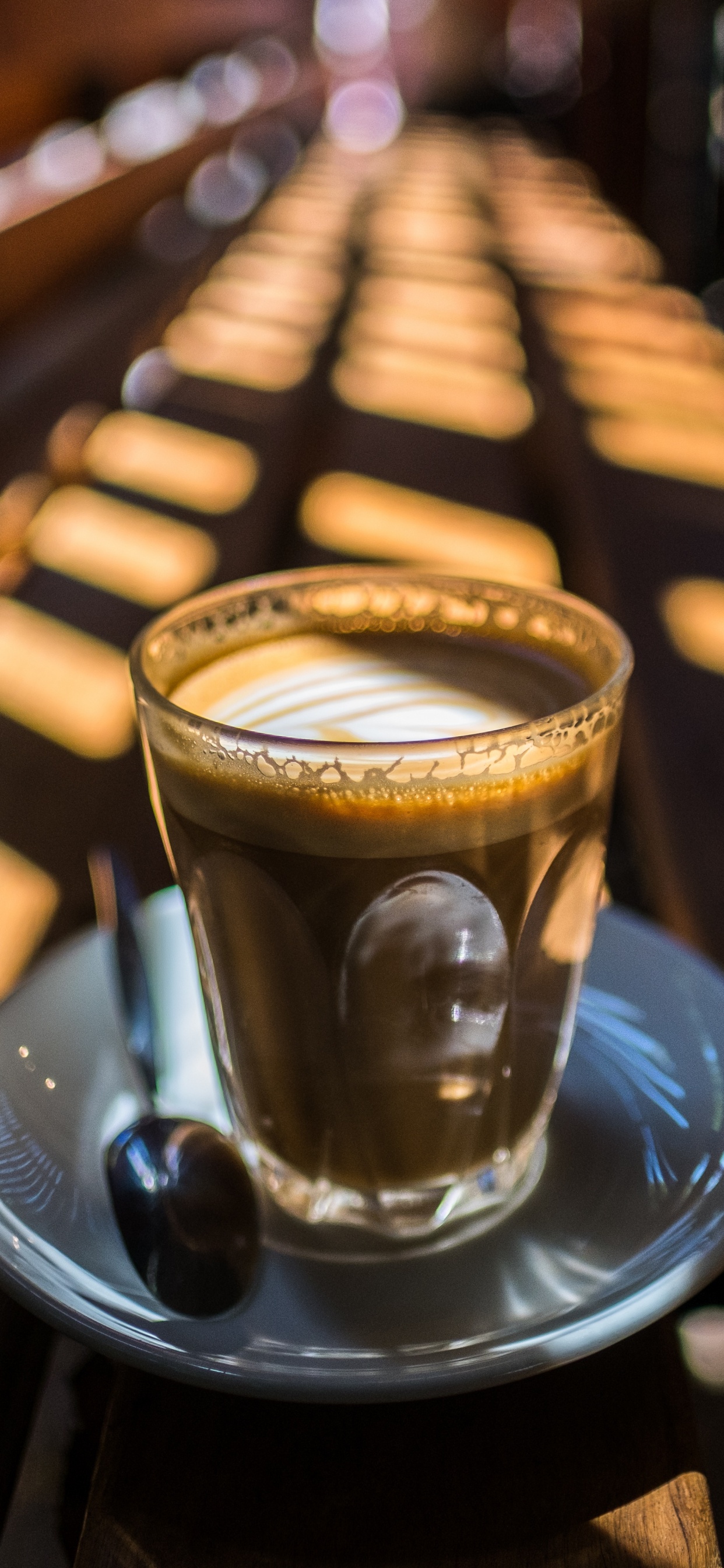 Обои кофе, кофейня, напиток, кофе эспрессо, бистро в разрешении 1242x2688