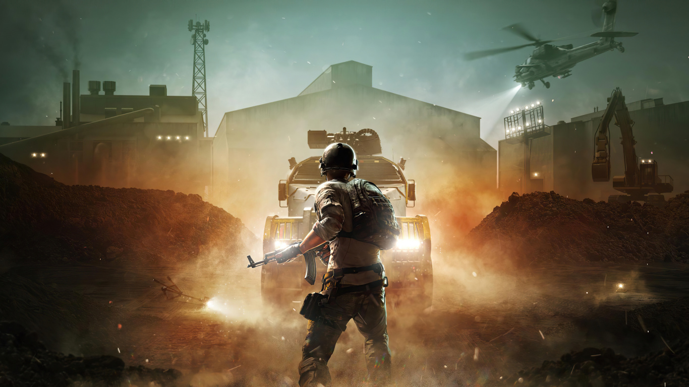 Обои pubg сезон 10, Крафтон, PUBG, шутер, свет в разрешении 1366x768