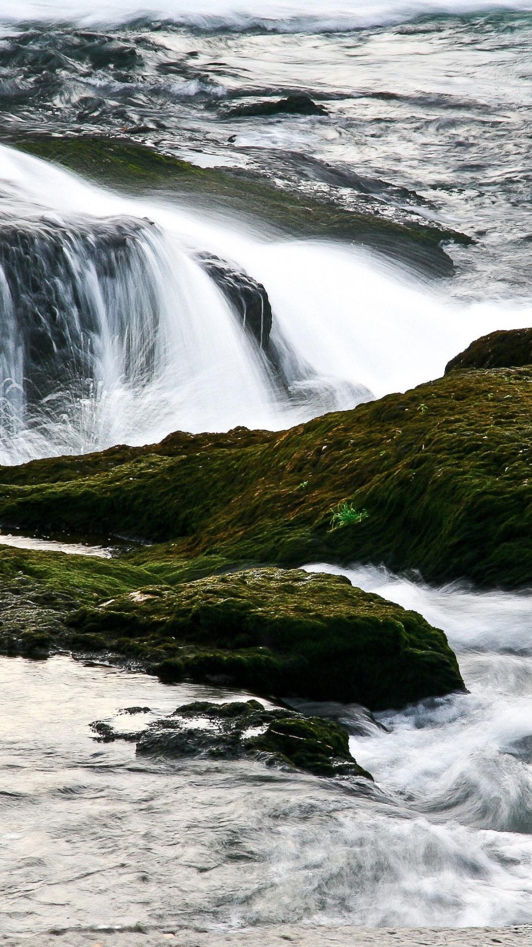 Обои водопад, гидроресурсы, водоем, природа, вода в разрешении 1080x1920