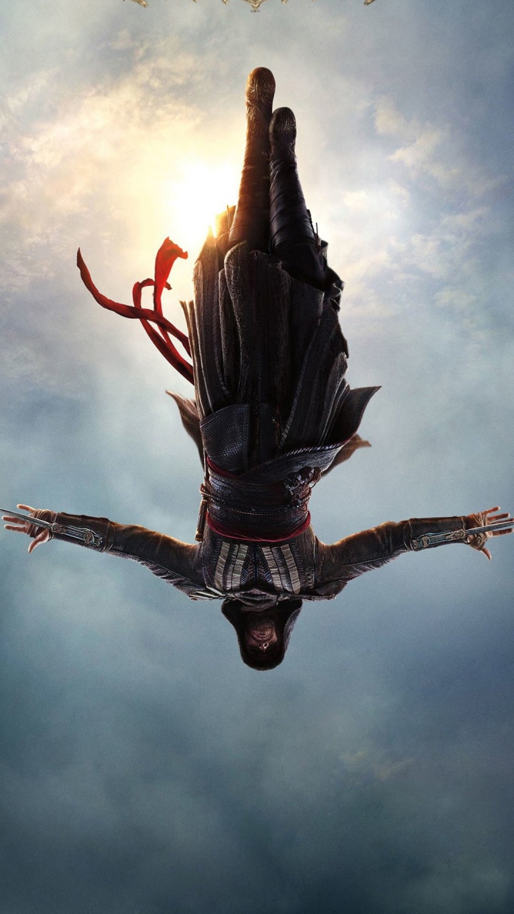 Обои assassins creed syndicate, ubisoft, прыжок веры, открытый мир, облако в разрешении 720x1280