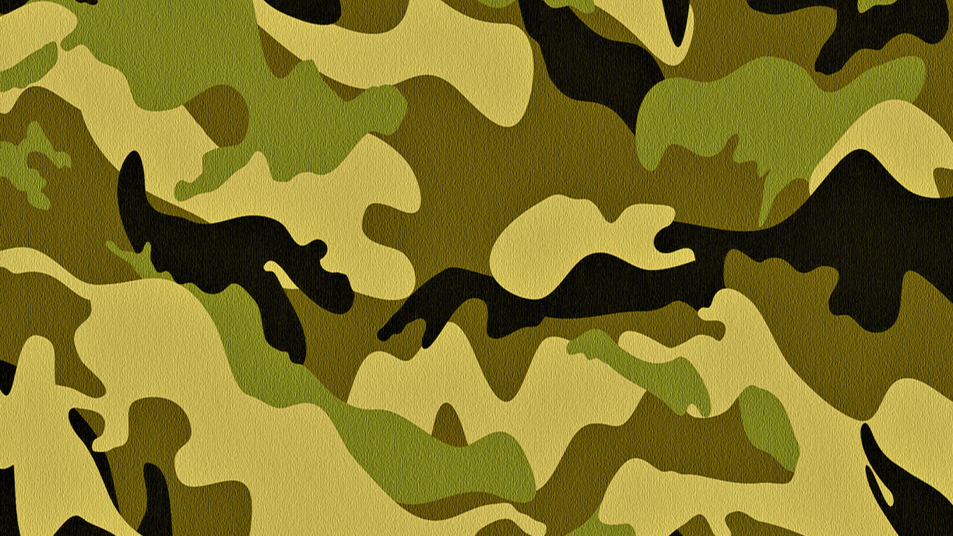 Обои военный камуфляж, камуфляж, узор, зеленый, дизайн в разрешении 1366x768