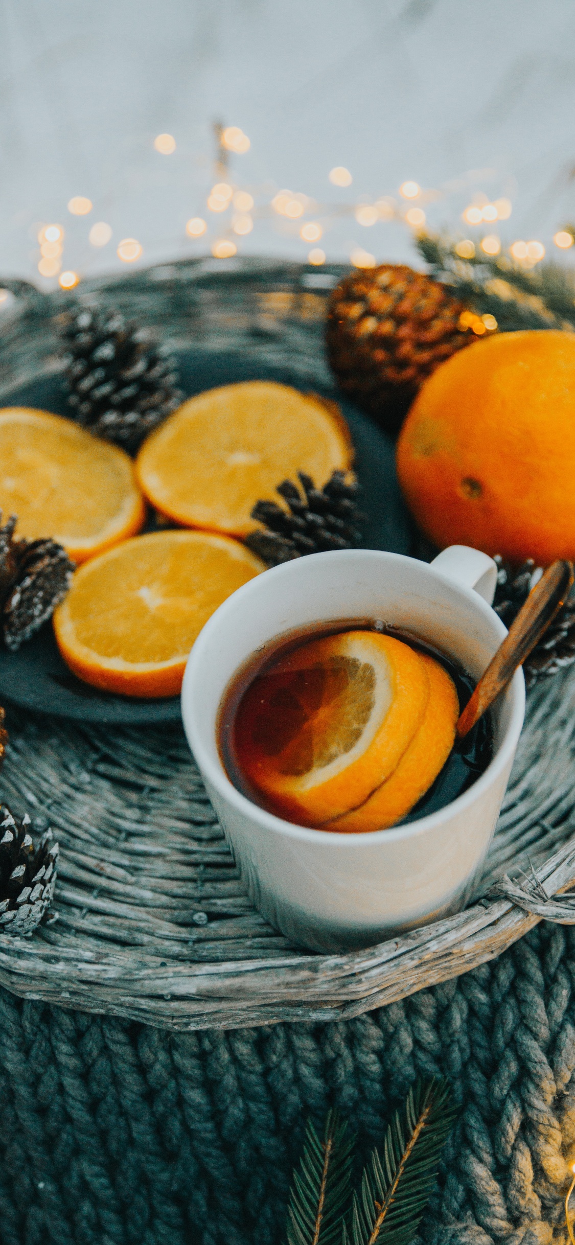 Обои Клементина, пища, Апельсин, фрукты, мандариновый в разрешении 1125x2436