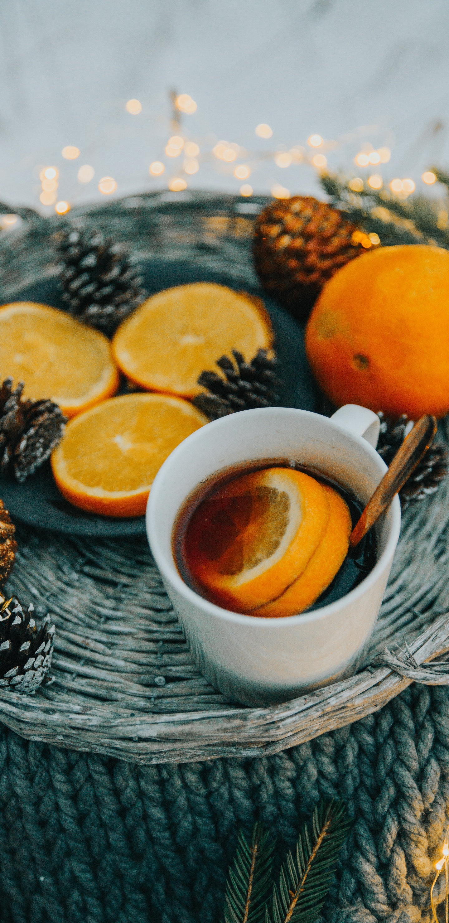 Обои Клементина, пища, Апельсин, фрукты, мандариновый в разрешении 1440x2960