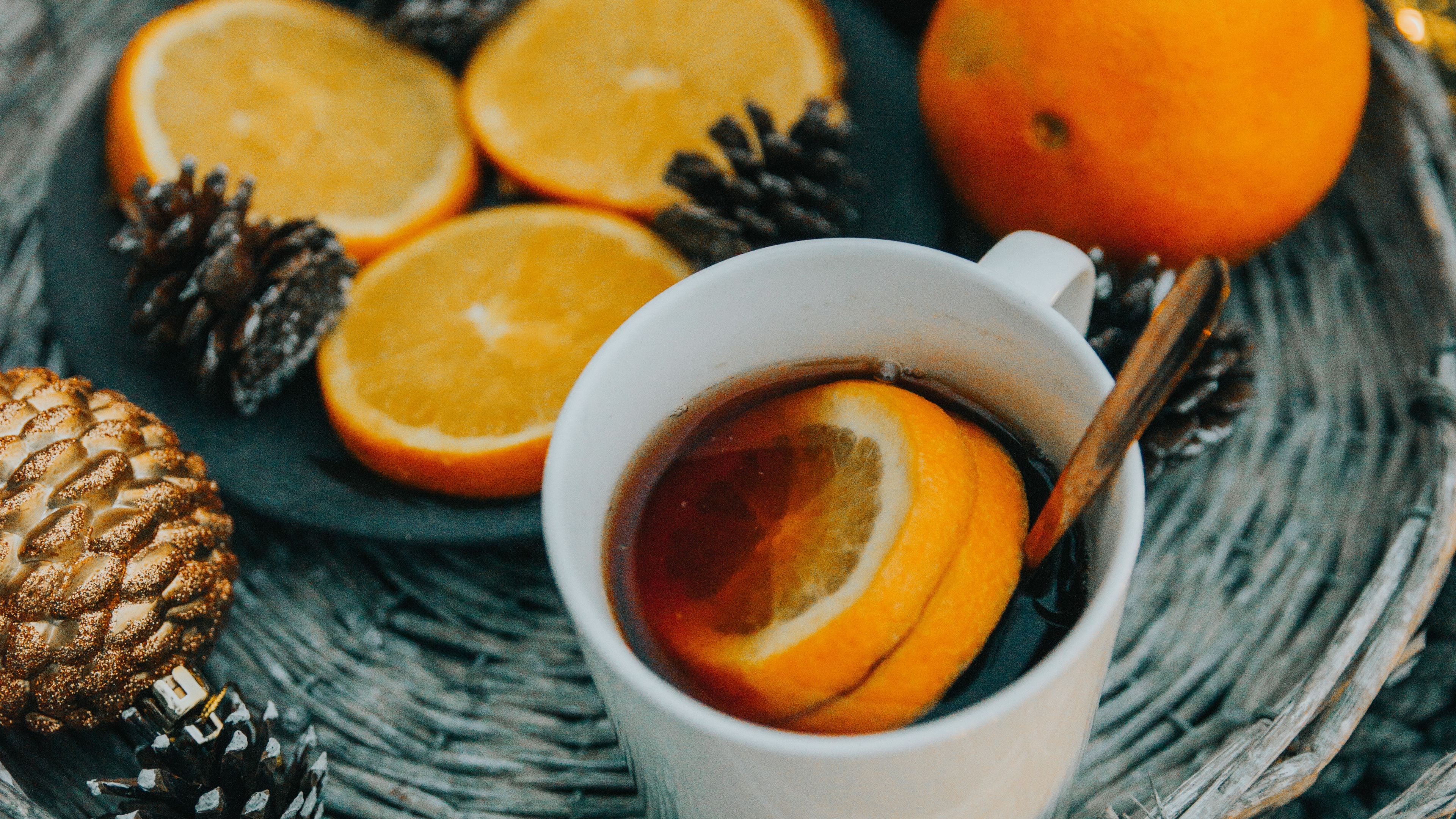 Обои Клементина, пища, Апельсин, фрукты, мандариновый в разрешении 3840x2160