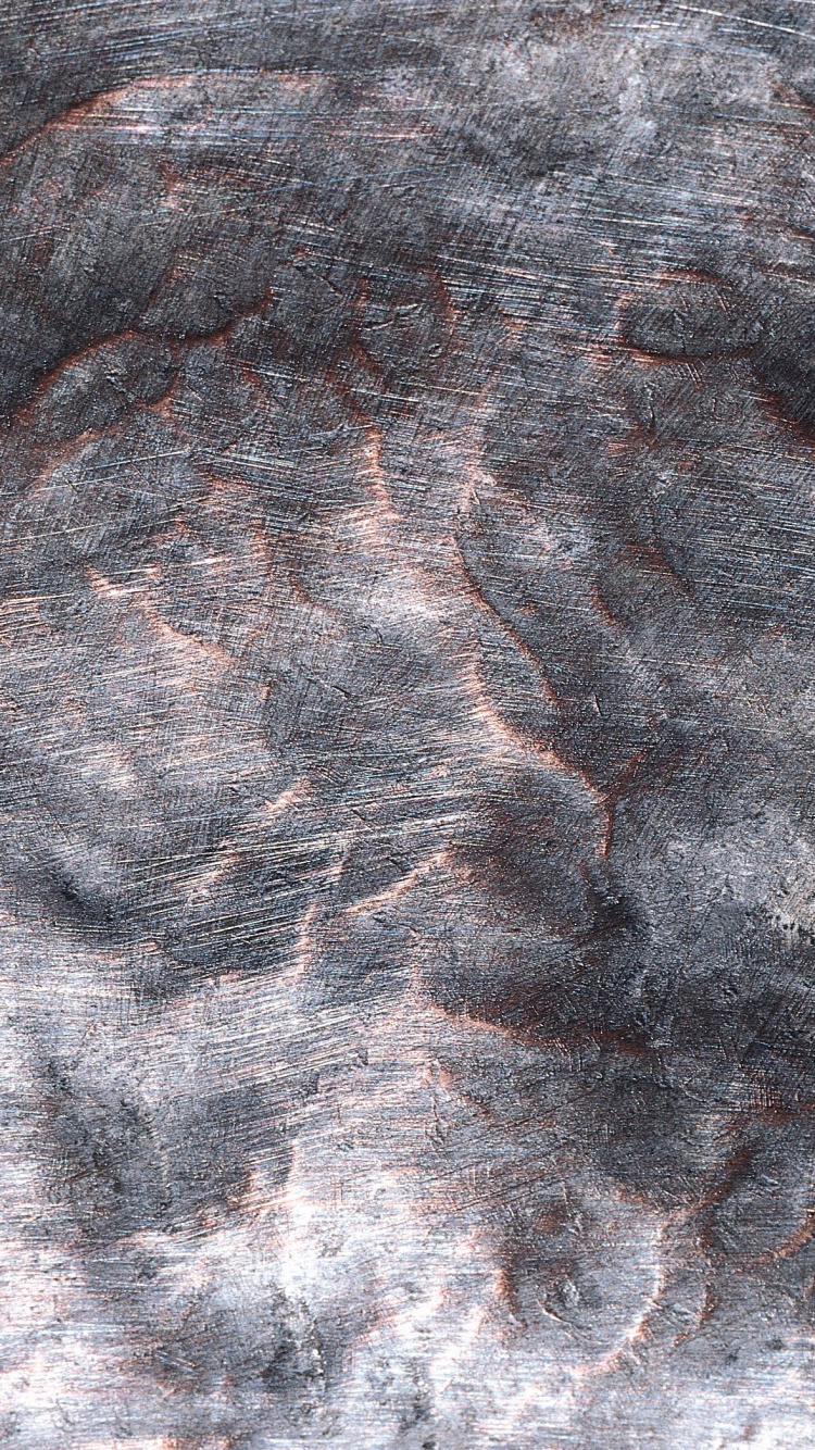 Обои металл, рок, геология, узор, железо в разрешении 750x1334