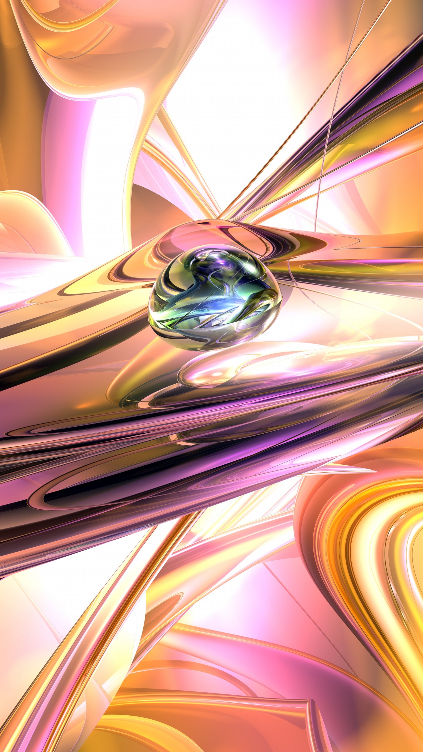 Обои фрактальное искусство, аниме, графика, арт, искусство в разрешении 1440x2560