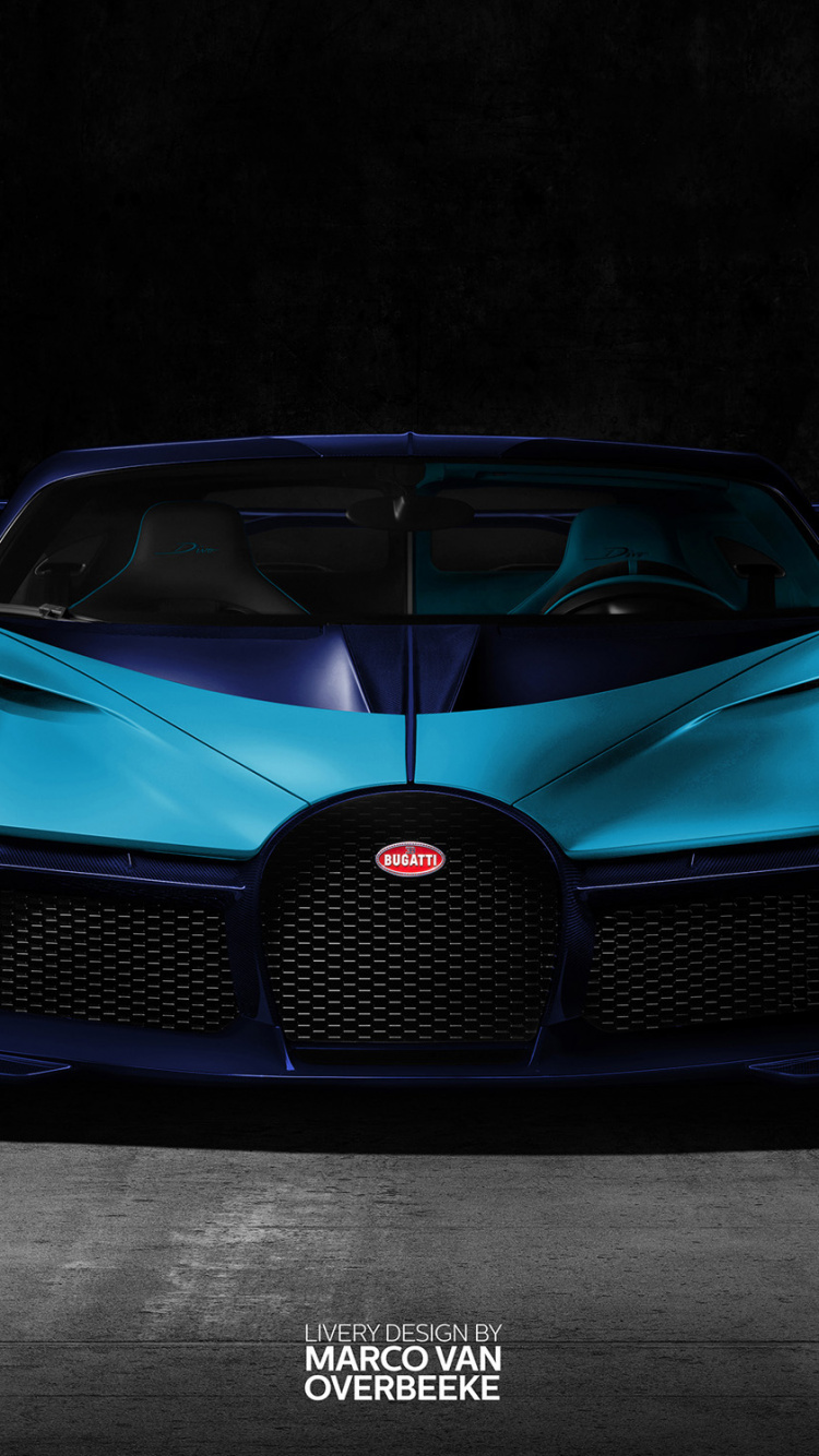 Обои Бугатти Диво, bugatti, авто, спорткар, Бугатти вейрон в разрешении 750x1334