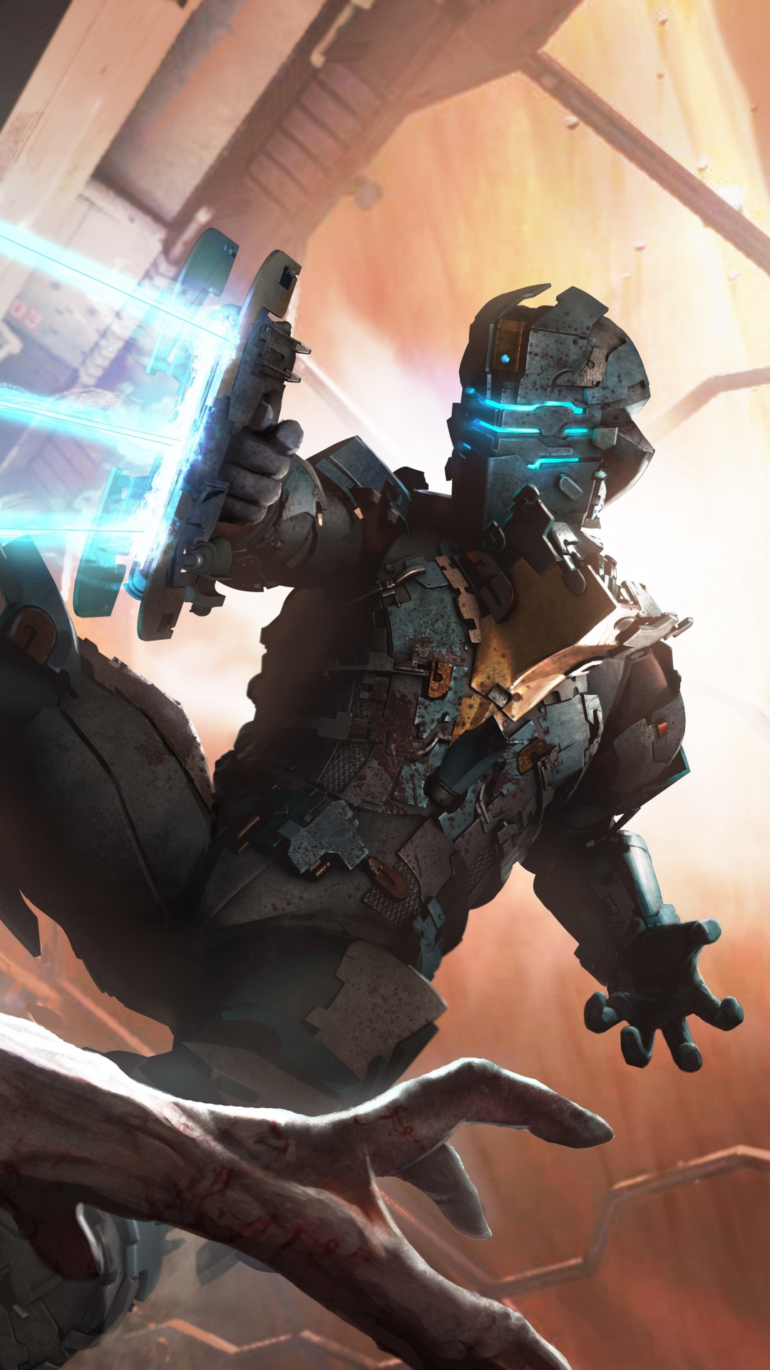 Обои Dead Space 2, игры, вымышленный персонаж, компьютерная игра, игра-боевик в разрешении 1080x1920