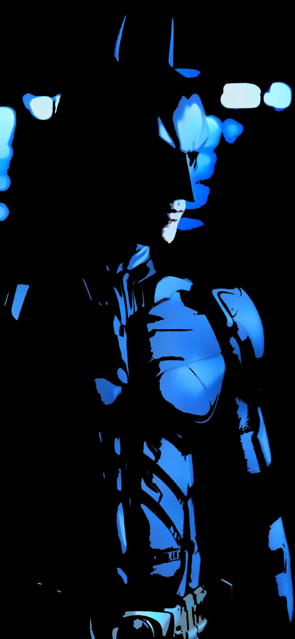 Обои темнота, Бэтмен, Джокер, Альфред Пенниуорт, Двуликий в разрешении 1242x2688