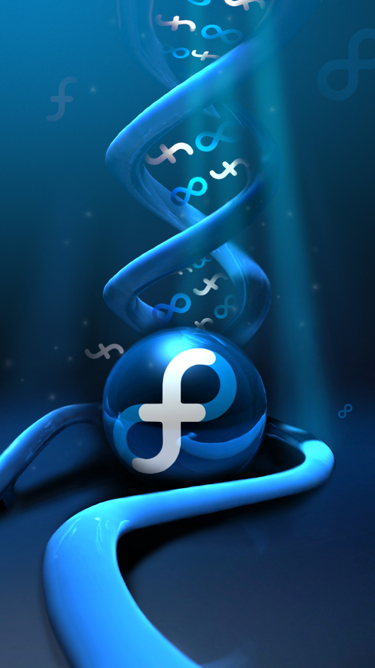 Обои фетровая, linux, синий, электрик, технологии в разрешении 750x1334