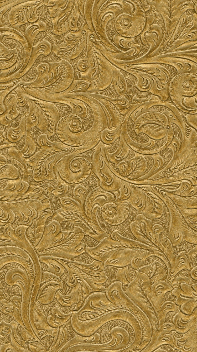 Обои узор, золото, дизайн в разрешении 750x1334