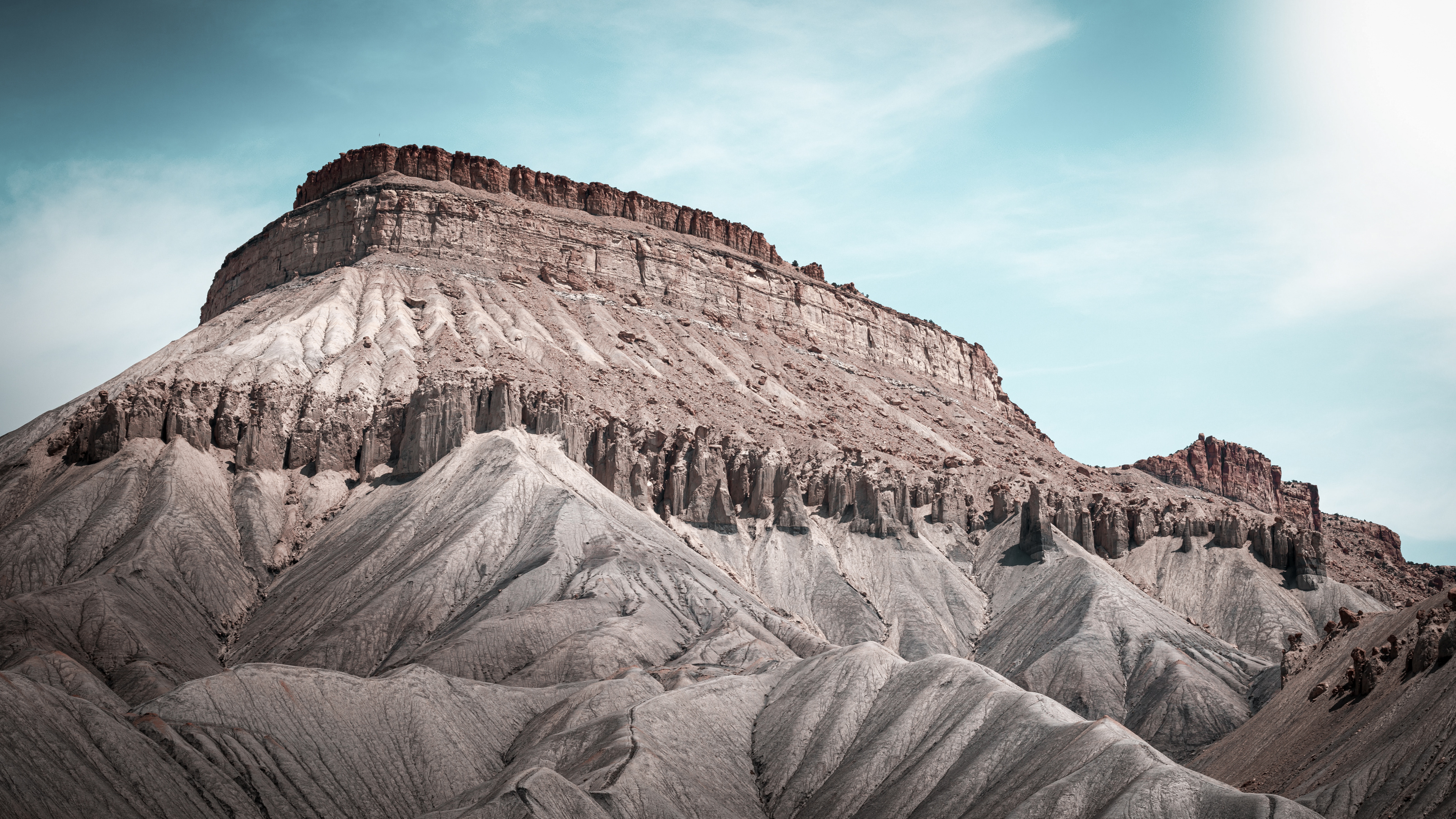 Обои округ Гарфилд, облако, гора, мир, коренная порода в разрешении 3840x2160