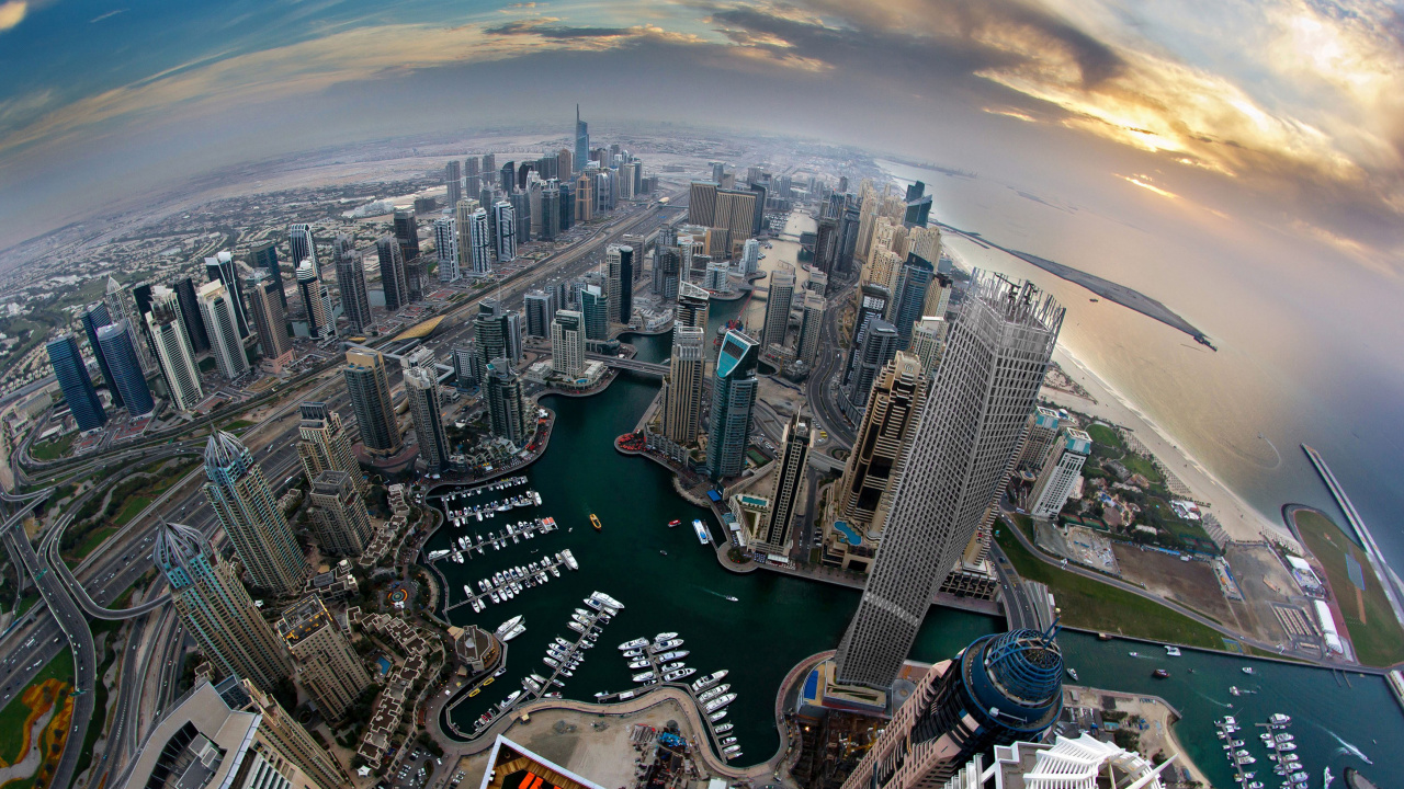 Обои городской пейзаж, город, городской район, ориентир, метрополия в разрешении 1280x720