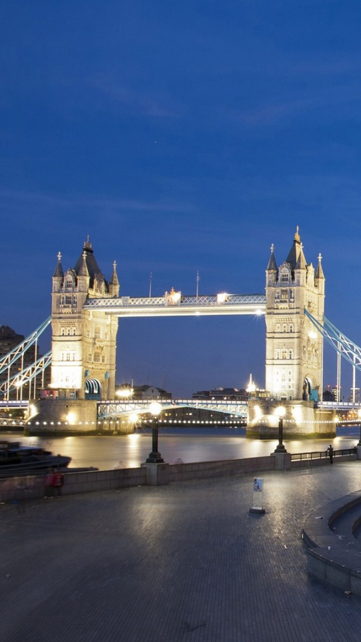 Обои тауэрский мост, река темза, лондонский Тауэр, ориентир, архитектура в разрешении 720x1280