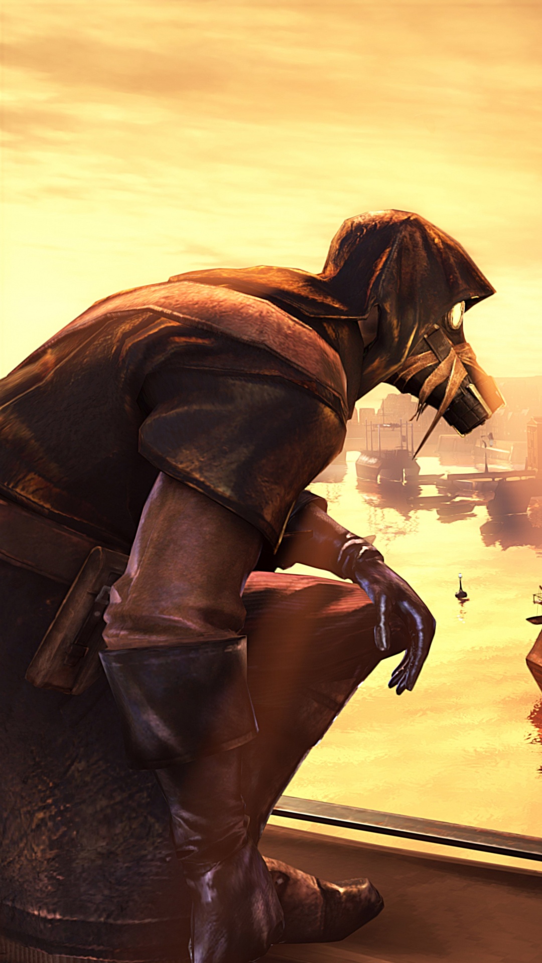 Обои Позориться нож Данвол, Dishonored Полное Издание, шутер, компьютерная игра, приключенческая игра в разрешении 1080x1920