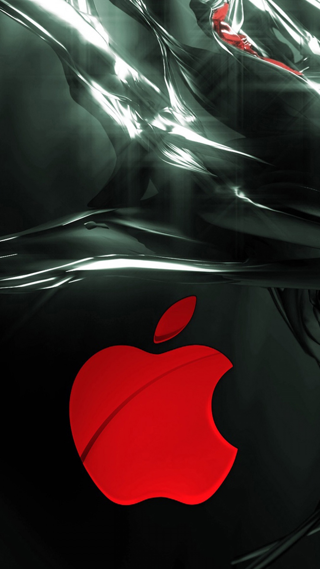Обои apple, красный цвет, растение, графика, кармин в разрешении 1080x1920