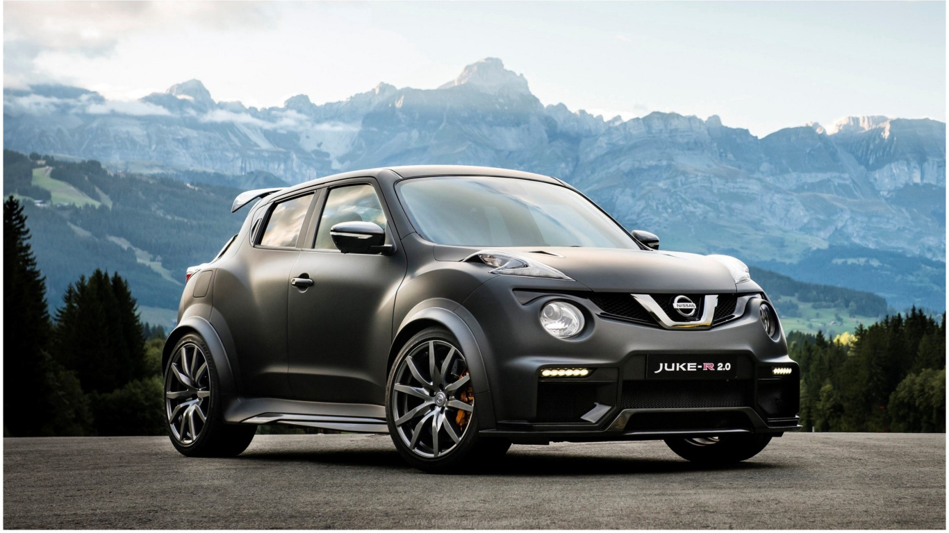 Обои Ниссан, авто, nissan juke, обод, семейный автомобиль в разрешении 1366x768