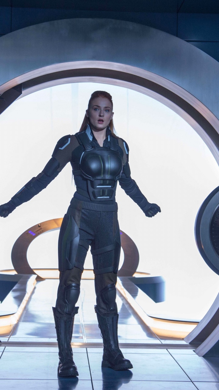 Обои Софи Тернер Джин Грей, Софи Тернер, Люди Икс Апокалипсис, Джин Грей, комиксы Марвел в разрешении 720x1280