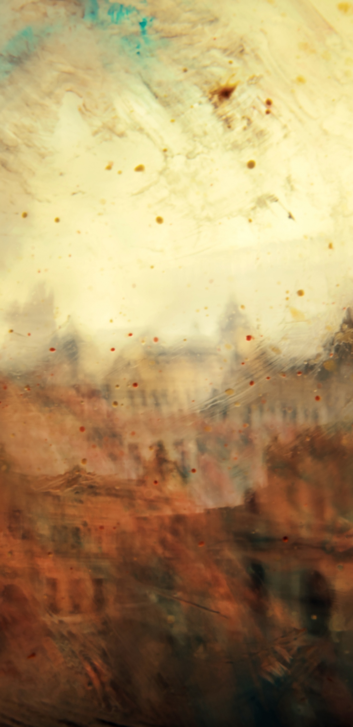 Обои воображение, солнечный свет, акварельная живопись, визуальное искусство, небо в разрешении 1440x2960