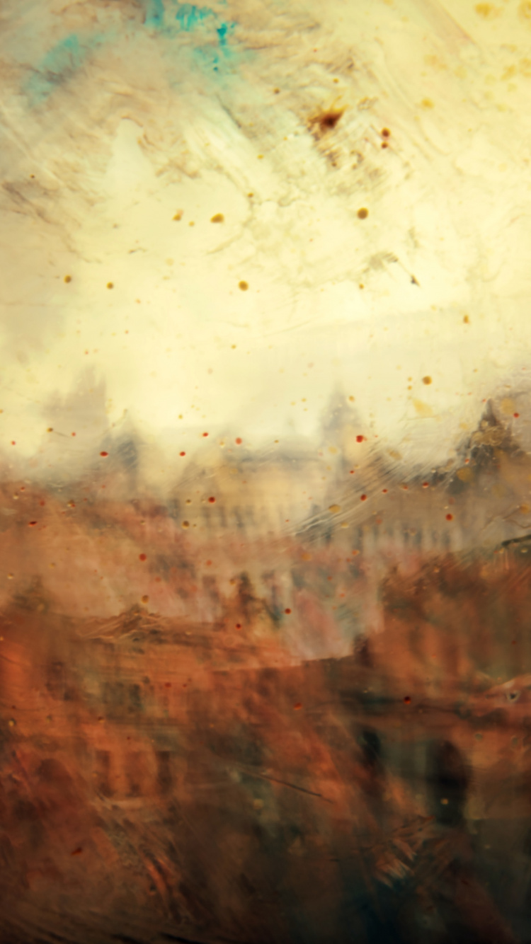 Обои воображение, солнечный свет, акварельная живопись, визуальное искусство, небо в разрешении 750x1334