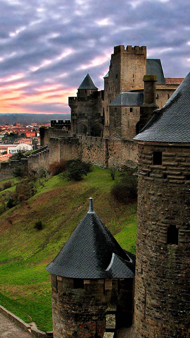 Обои городок, фортификация, город, Париж, туризм в разрешении 720x1280