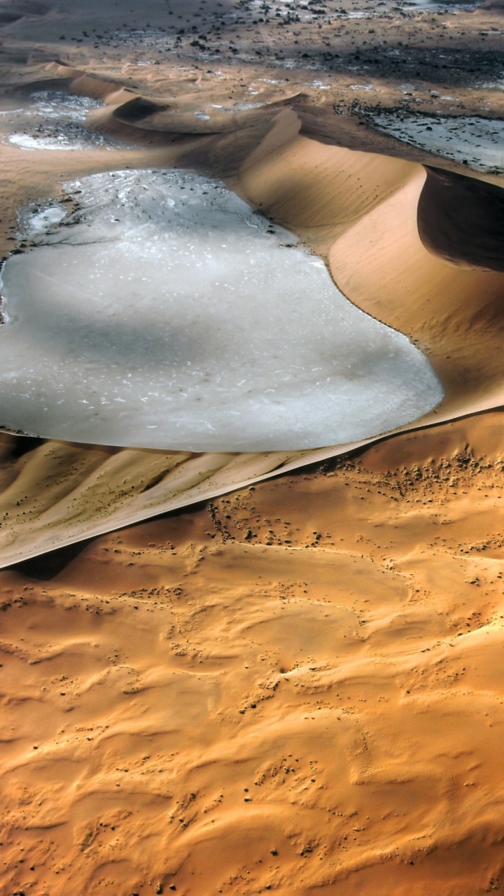 Обои пустыня, Дюна, песок, пейзаж, эолийские рельефы в разрешении 720x1280