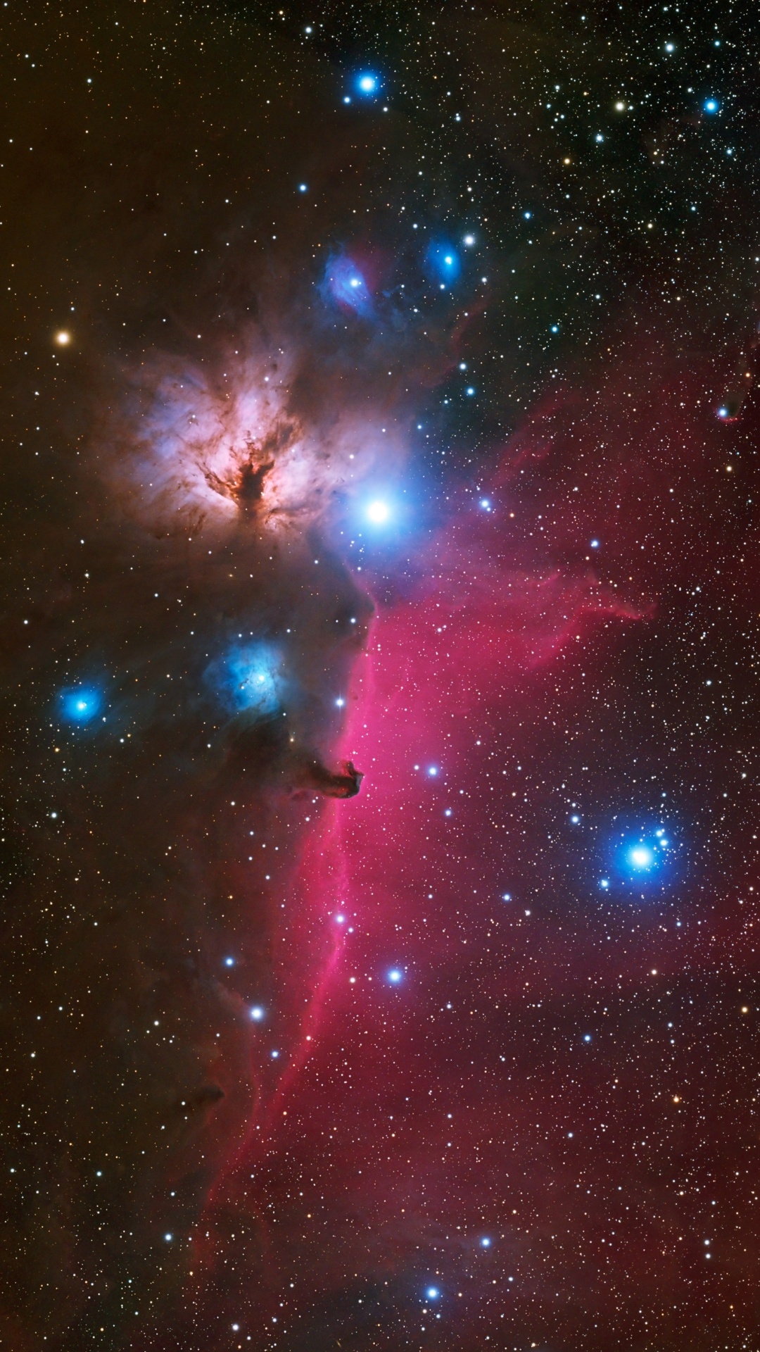 Обои туманность, космическое пространство, астрономический объект, Астрономия, атмосфера в разрешении 1080x1920