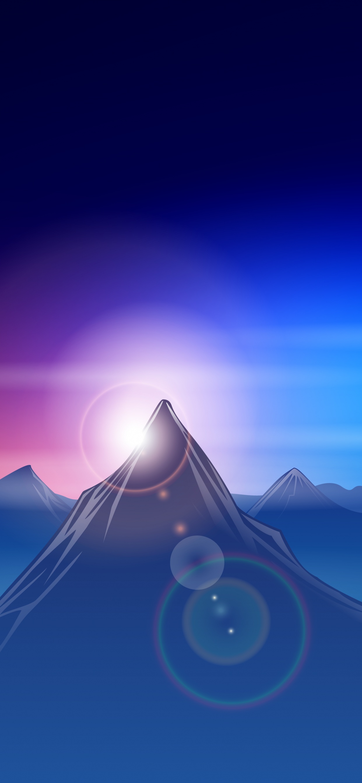 Обои атмосфера, пейзажи гор, экорегион, лазурный, склон в разрешении 1242x2688