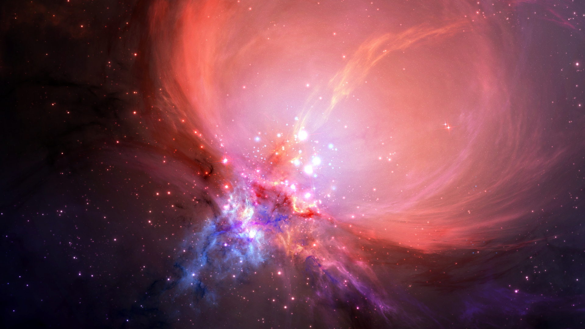 Обои туманность, космическое пространство, астрономический объект, космос, атмосфера в разрешении 1920x1080