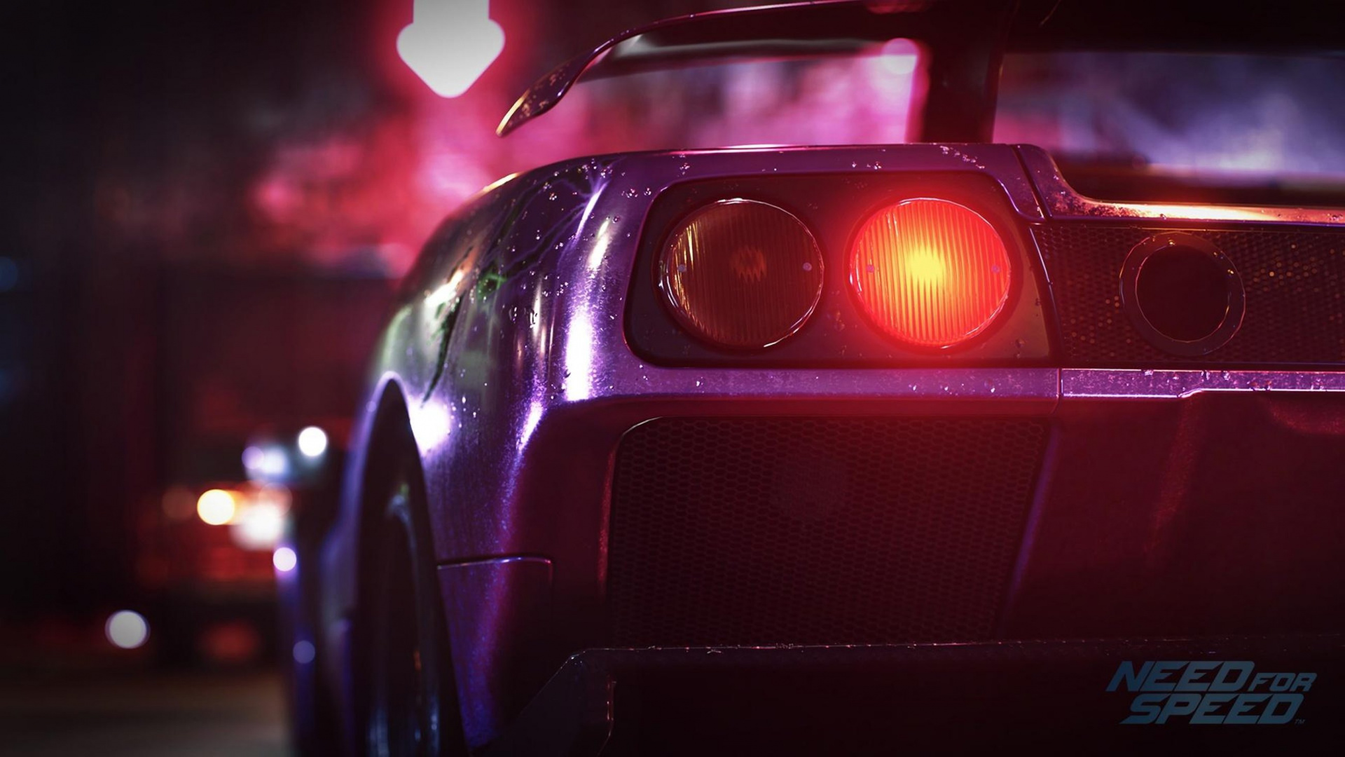 Обои need for speed, electronic arts, автомобильное освещение, авто, свет в разрешении 1920x1080