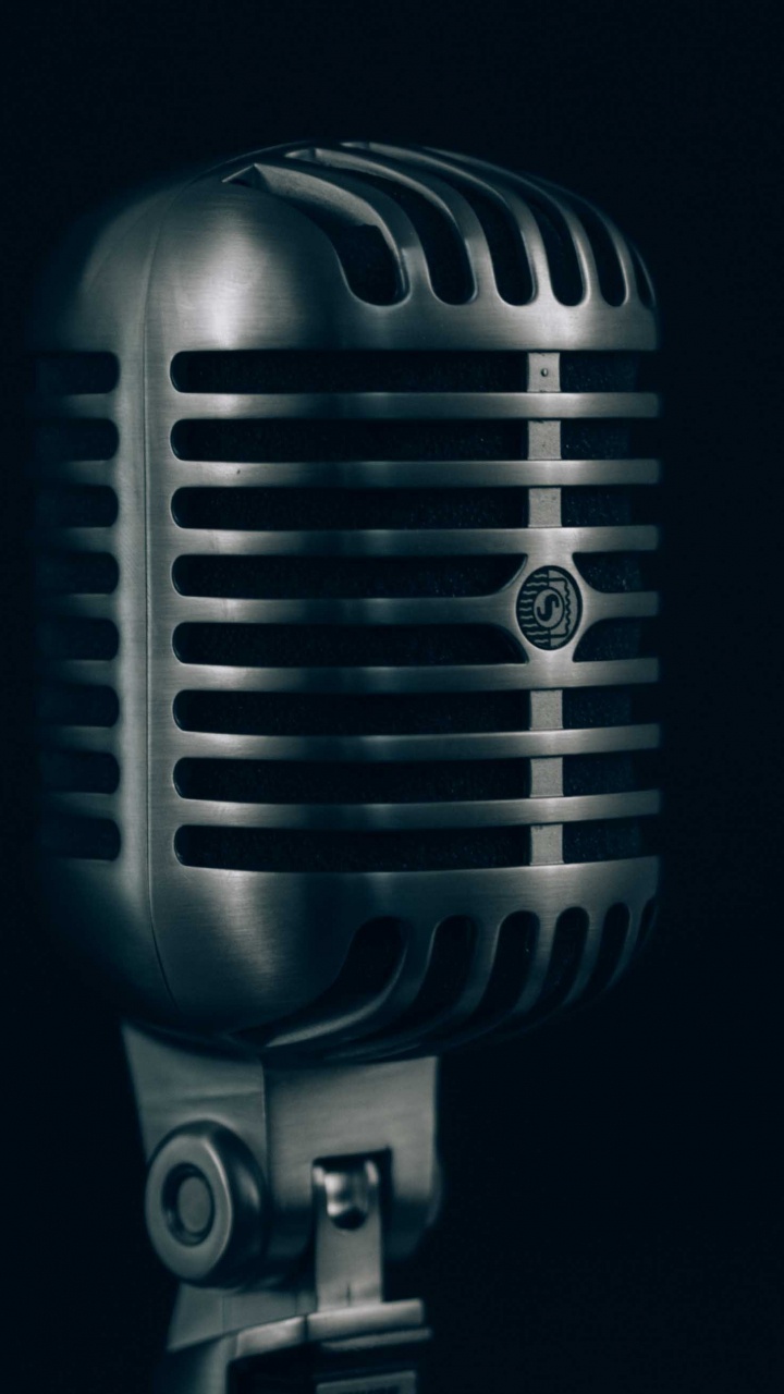 Обои микрофон, звуковое оборудование, технологии, электронное устройство, Аудио аксессуар в разрешении 720x1280