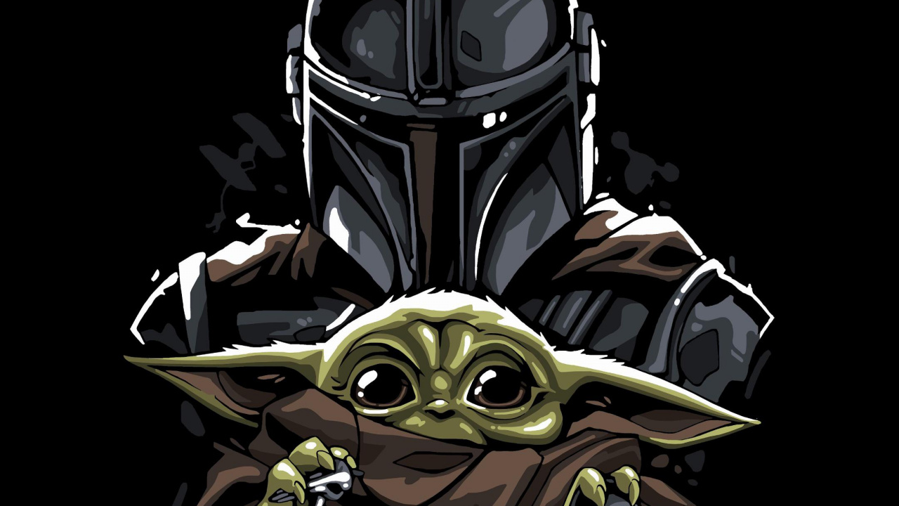 Обои звездные войны, Уолт Дисней, йода, амолед, джедай в разрешении 1280x720