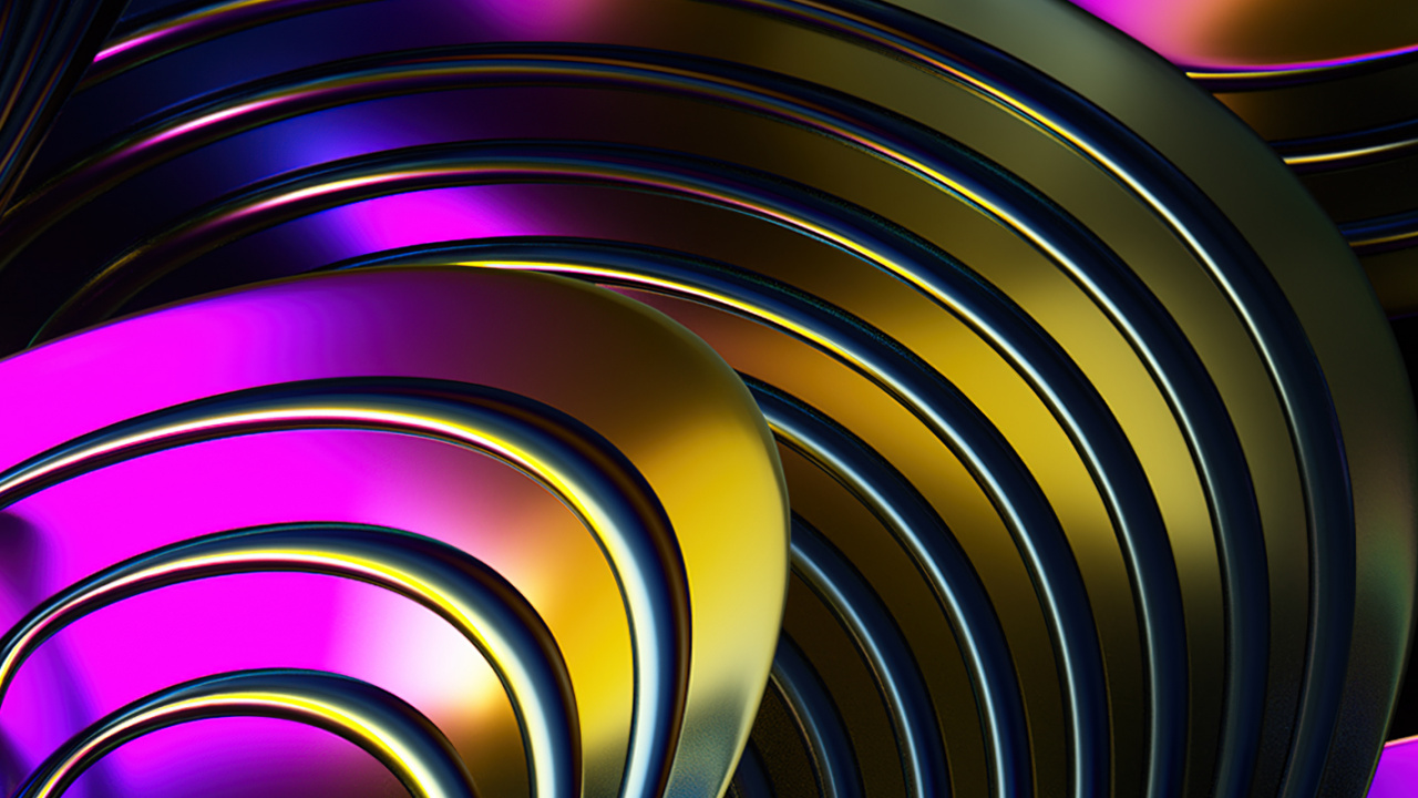 Обои фрактальное искусство, арт, цифровое искусство, дизайн, красочность в разрешении 1280x720