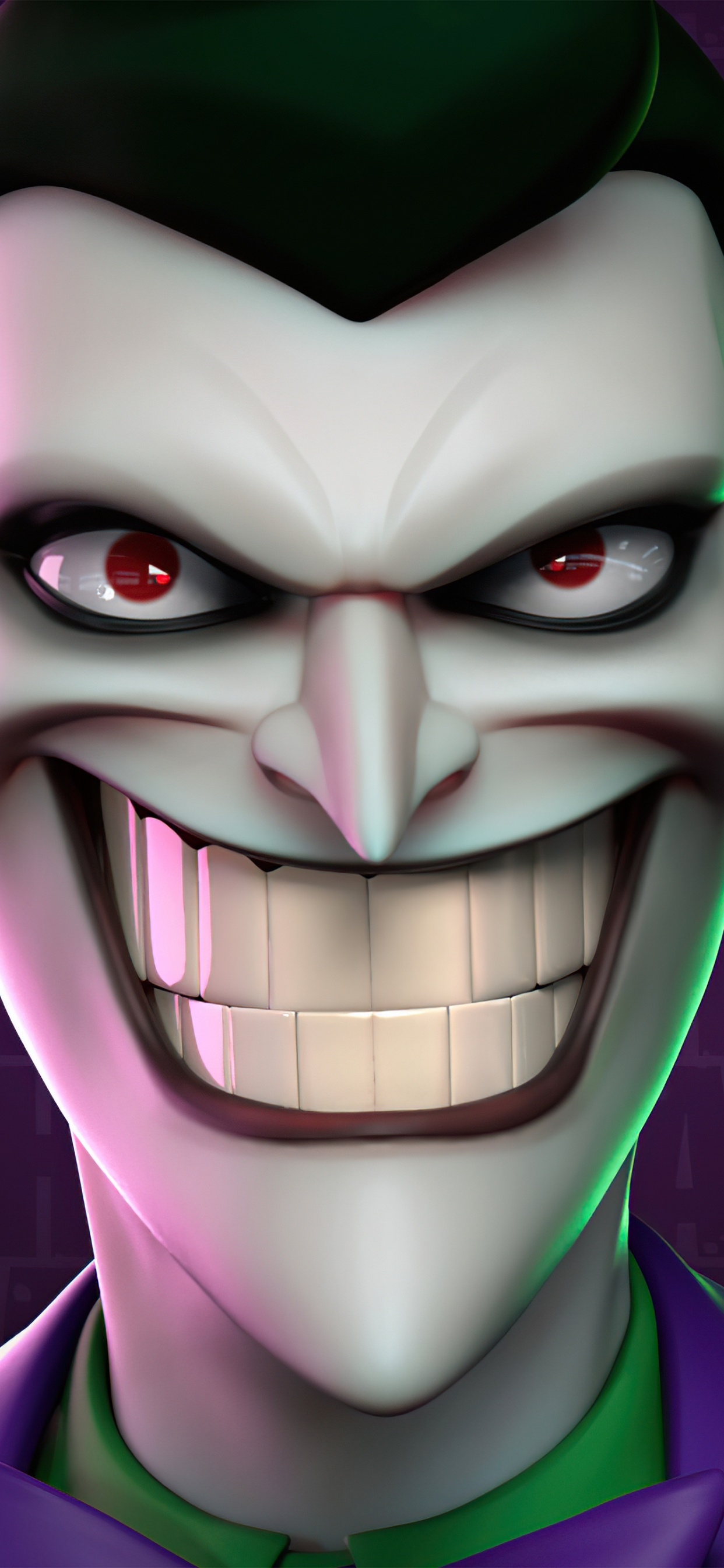 Обои Джокер, Бэтмен, женщина кошка, Харли Квинн, комиксы dc в разрешении 1242x2688