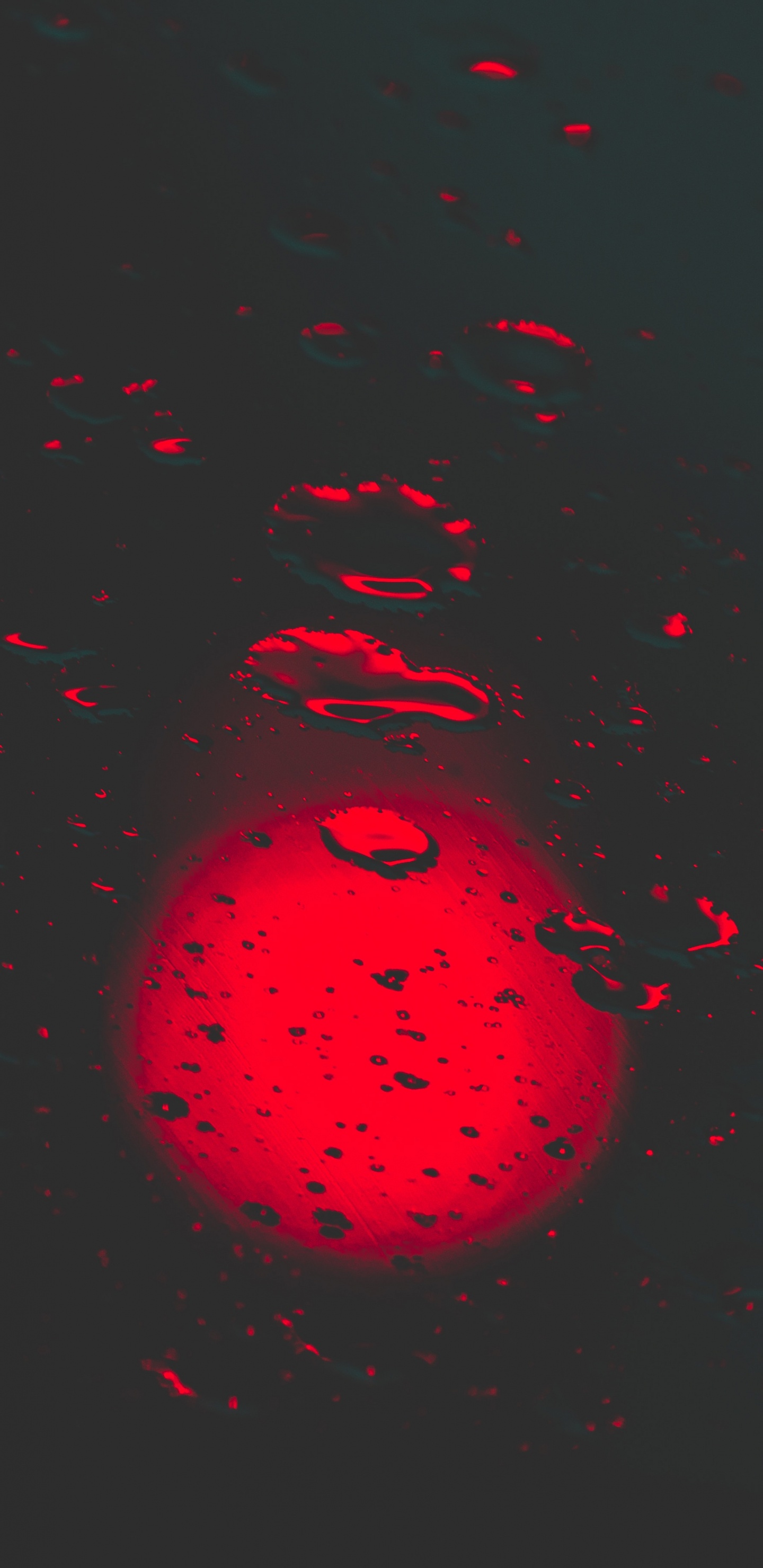 Обои боке, красный цвет, космос, астрономический объект, темнота в разрешении 1440x2960