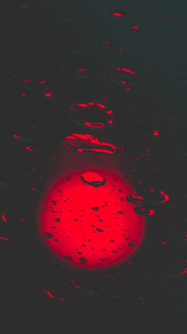 Обои боке, красный цвет, космос, астрономический объект, темнота в разрешении 720x1280