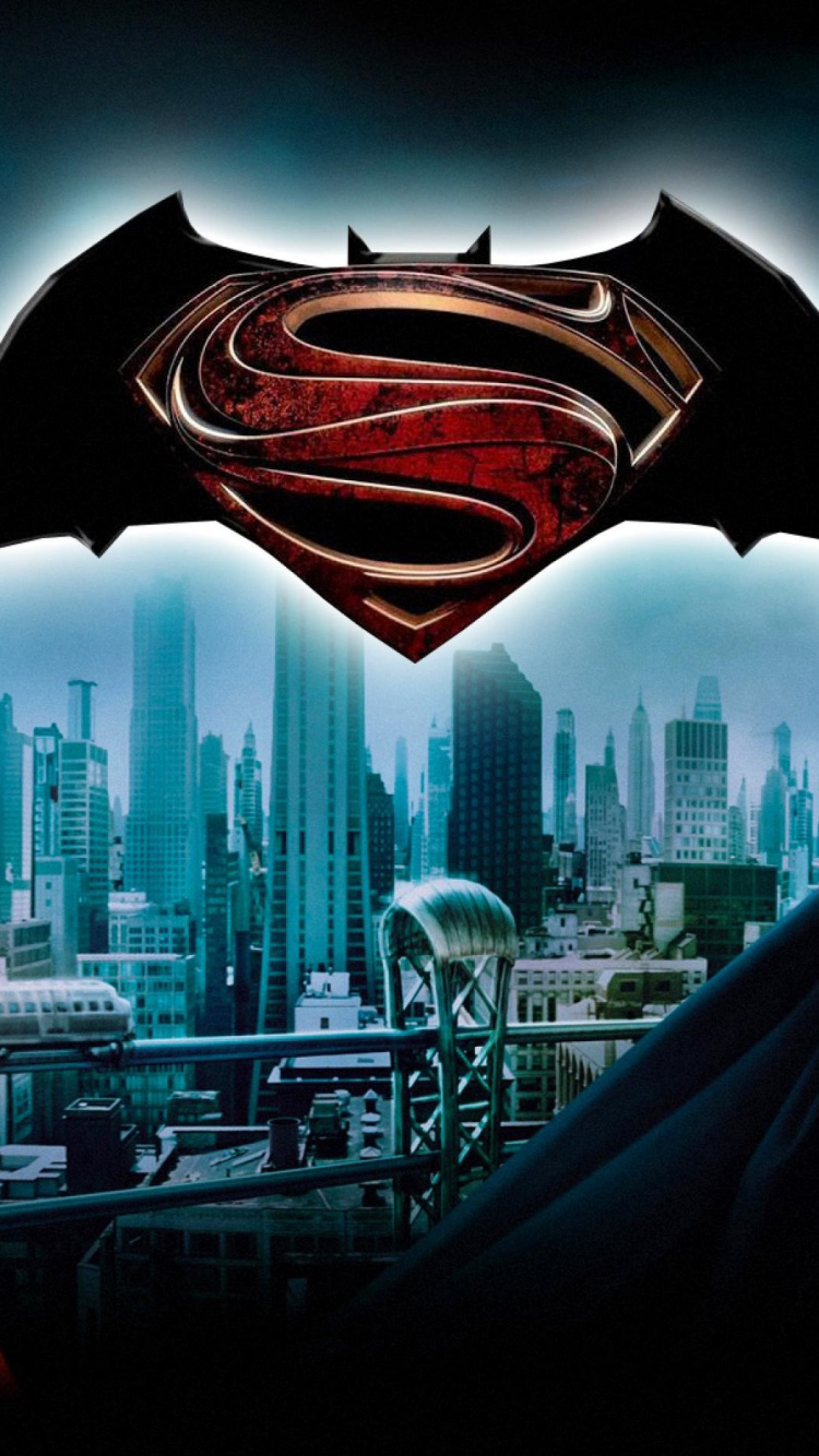 Обои Бэтмен против Супермена на заре справедливости, Бэтмен, Супермен, супергерой, комиксы dc в разрешении 750x1334