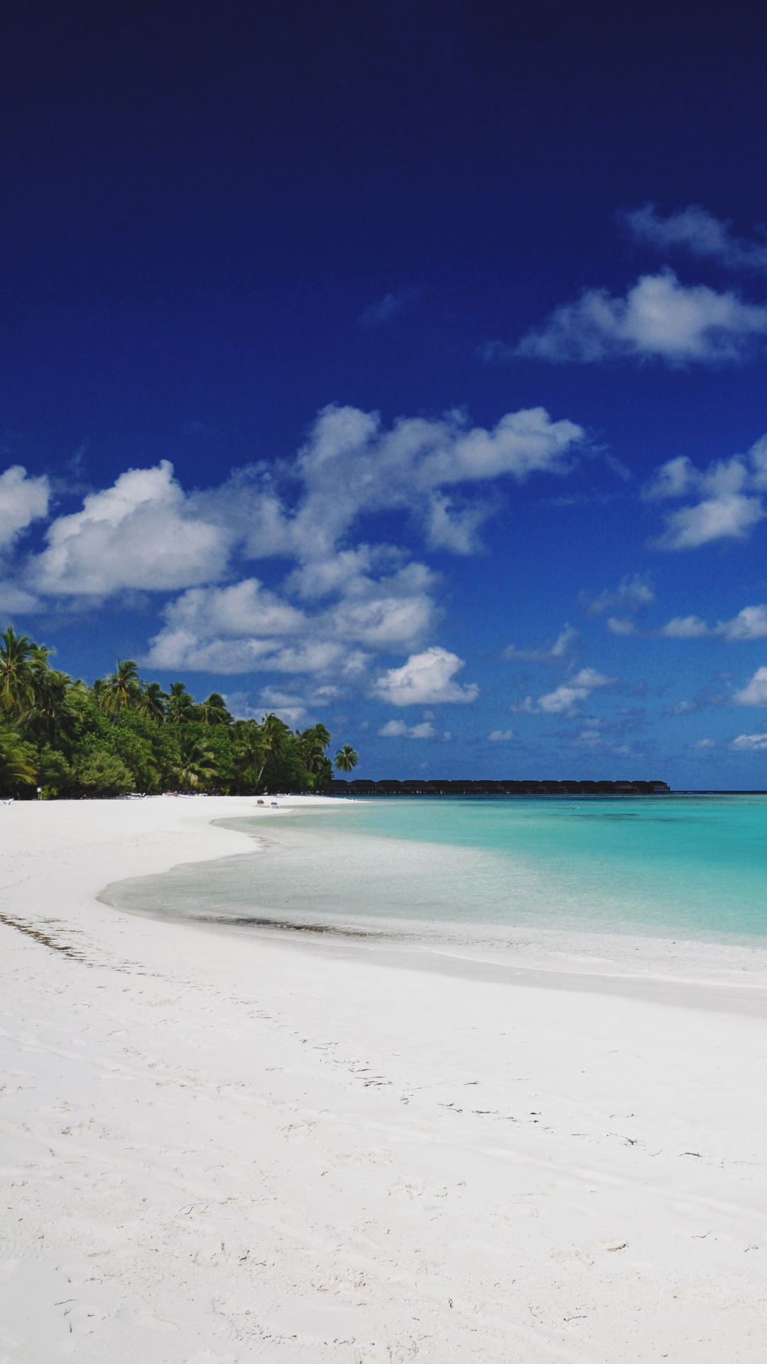 Обои пляж, море, водоем, синий, тропическая зона в разрешении 1080x1920