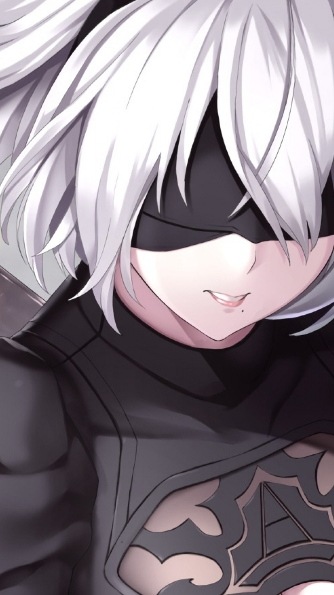 Обои черный, рот, видео прохождение игры, искусство, прохлада в разрешении 1080x1920