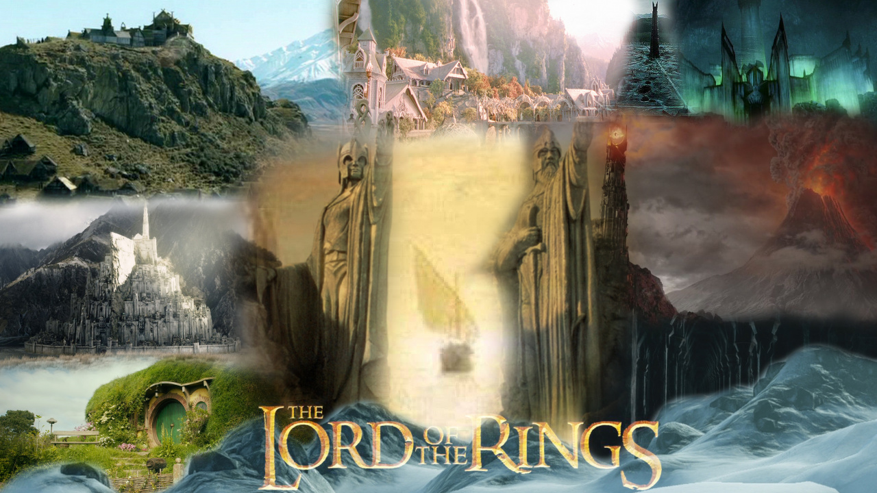 Обои lord of the rings, арвен, Голлум, Властелин Колец, природа в разрешении 1280x720