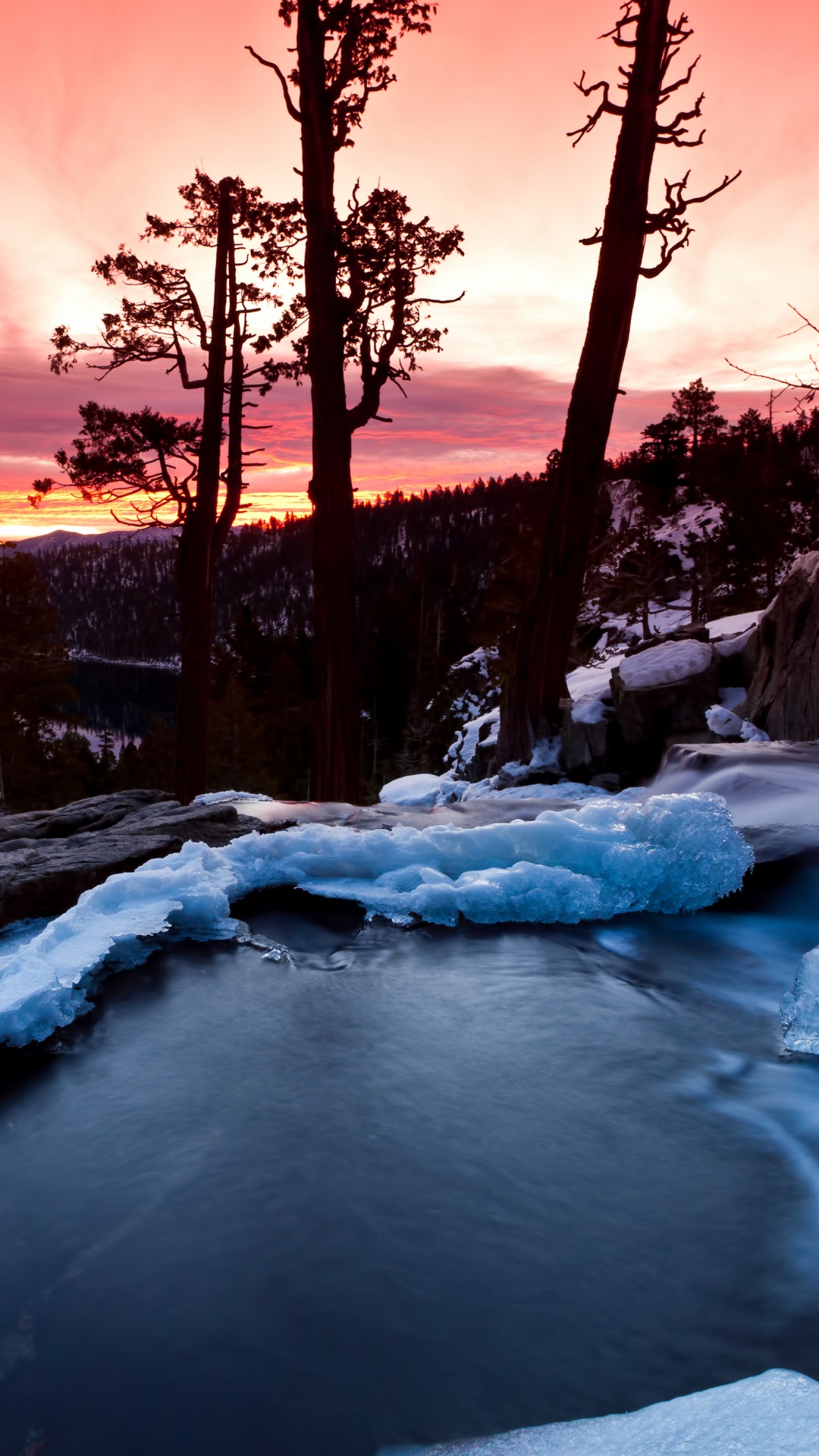 Обои макбук Эйр, iMac, Apple МасВоок Pro, природа, вода в разрешении 1080x1920