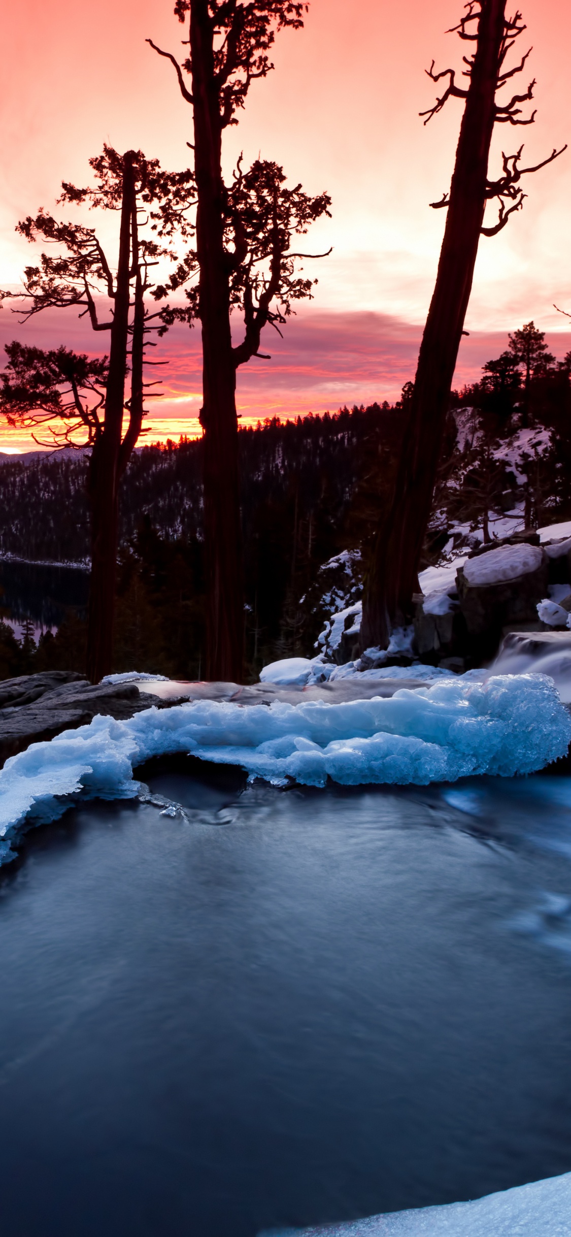 Обои макбук Эйр, iMac, Apple МасВоок Pro, природа, вода в разрешении 1125x2436