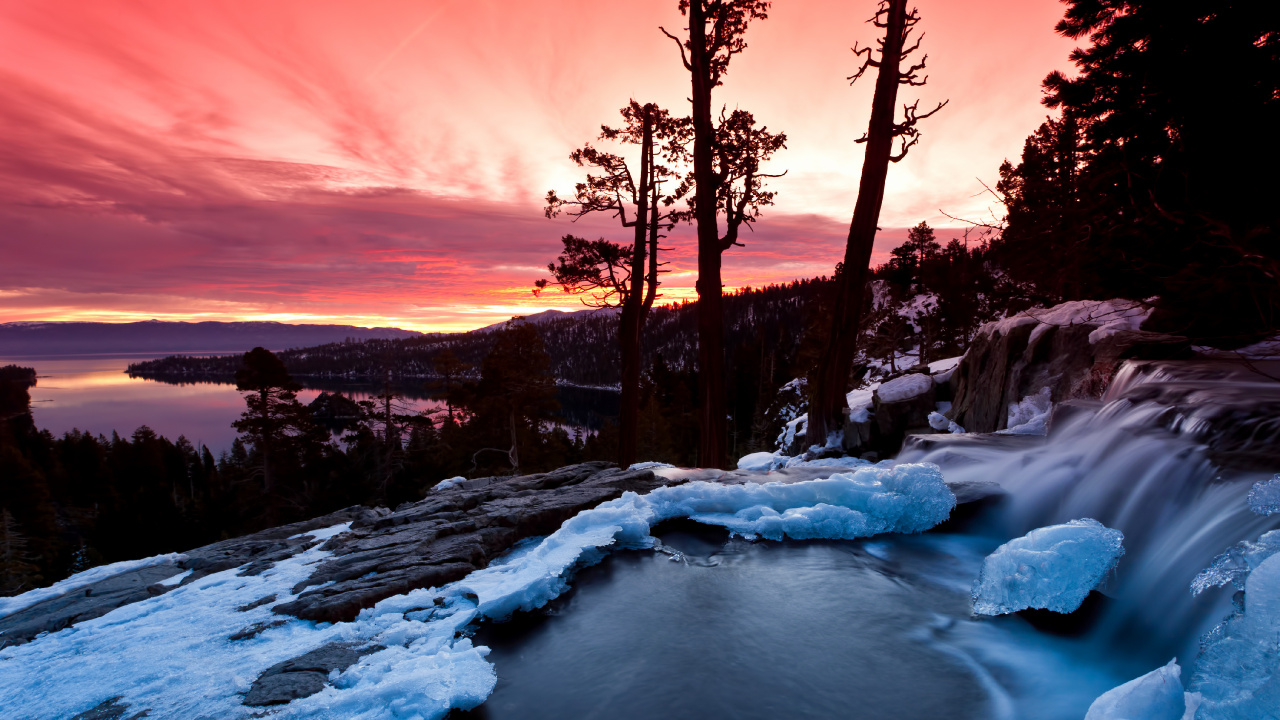 Обои макбук Эйр, iMac, Apple МасВоок Pro, природа, вода в разрешении 1280x720