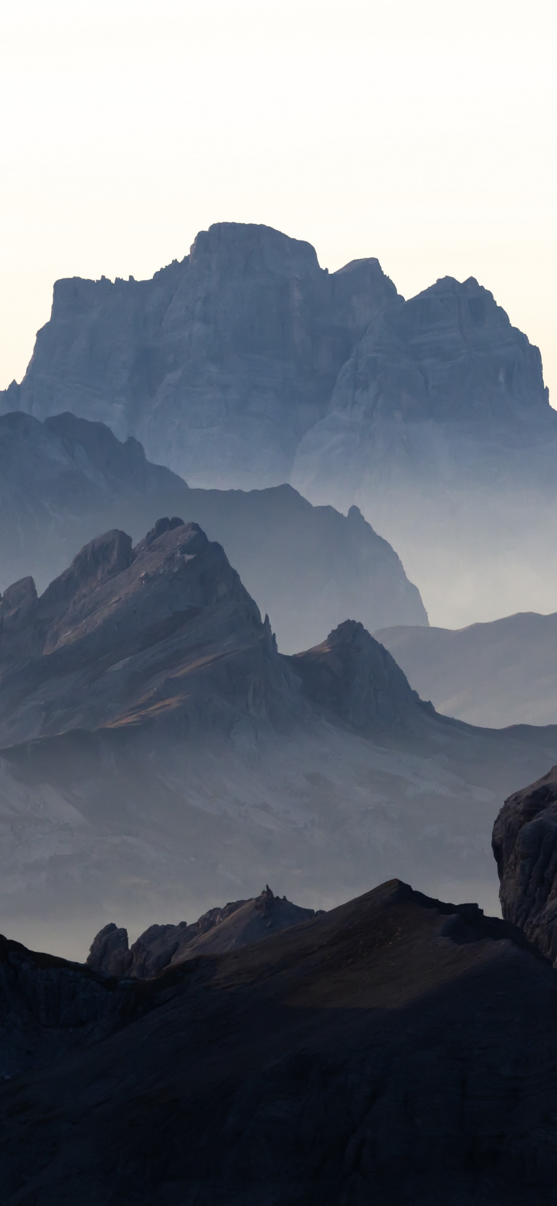 Обои гора, облако, атмосфера, экорегион, природа в разрешении 1125x2436